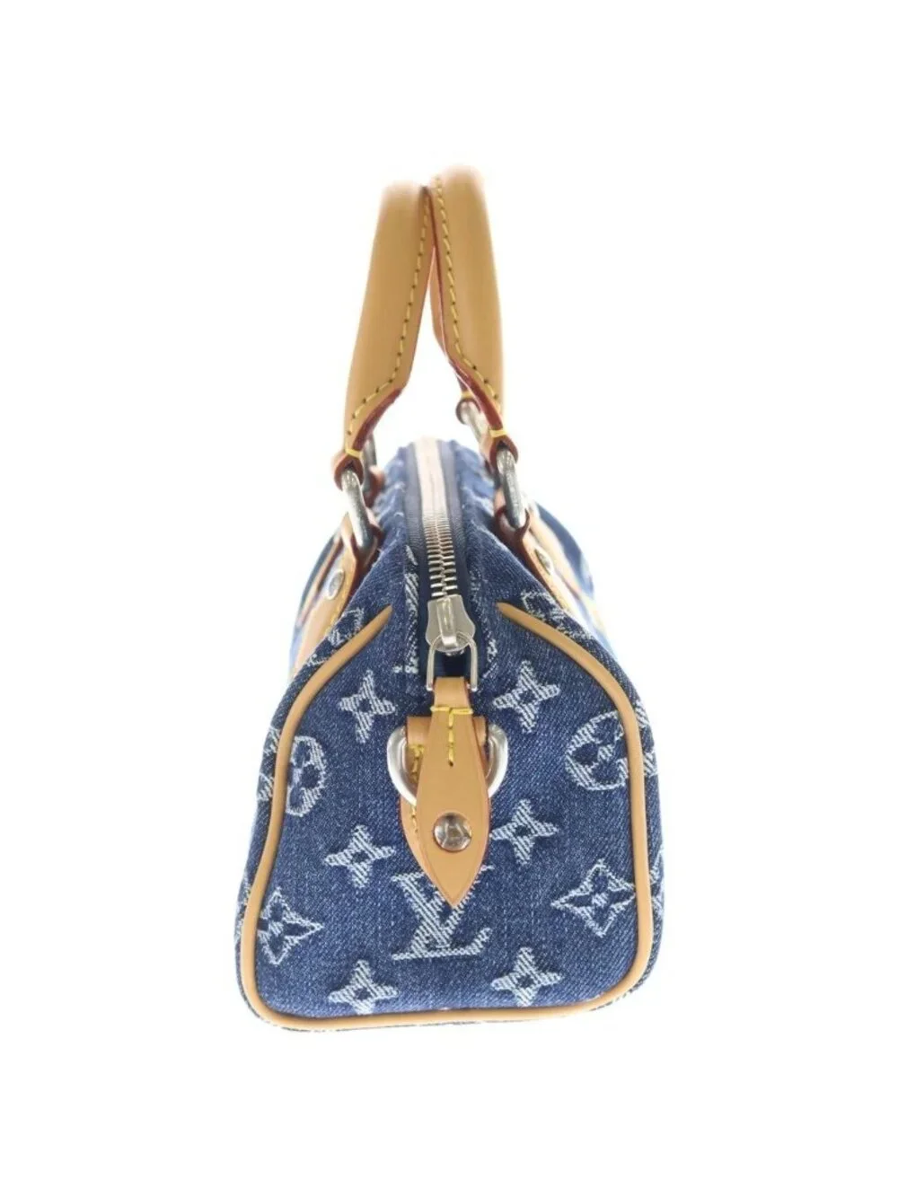 Louis Vuitton Monogram Flower Denim Speedy Bandouliere 18 2-Way Shoulder